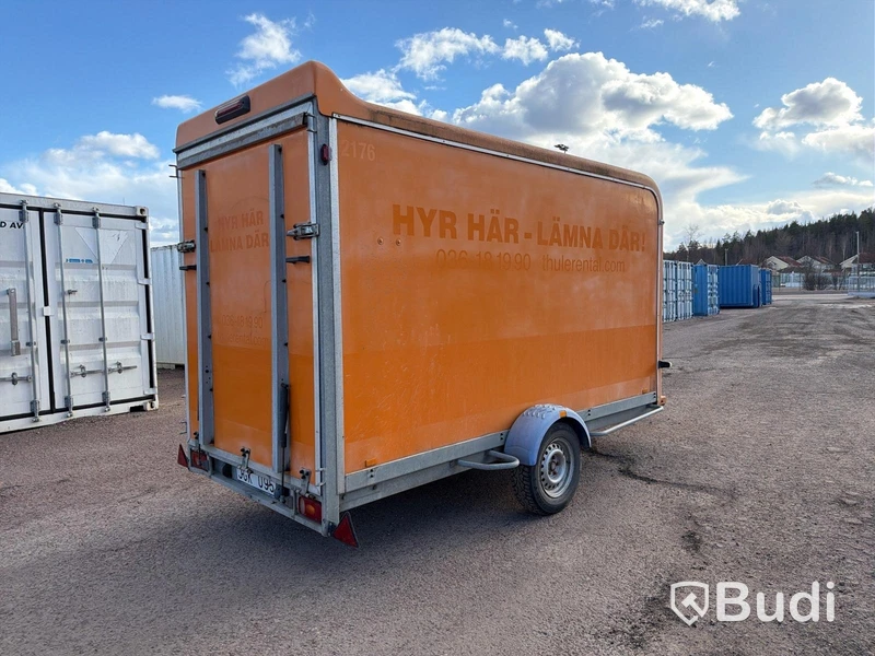 Skåpsläp Thule T1000- 2011, ramp & bromsat