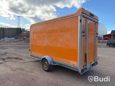 Skåpsläp Thule T1000- 2011, ramp & bromsat