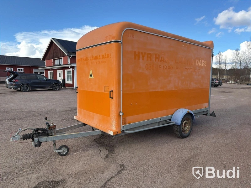 Skåpsläp Thule T1000- 2011, ramp & bromsat