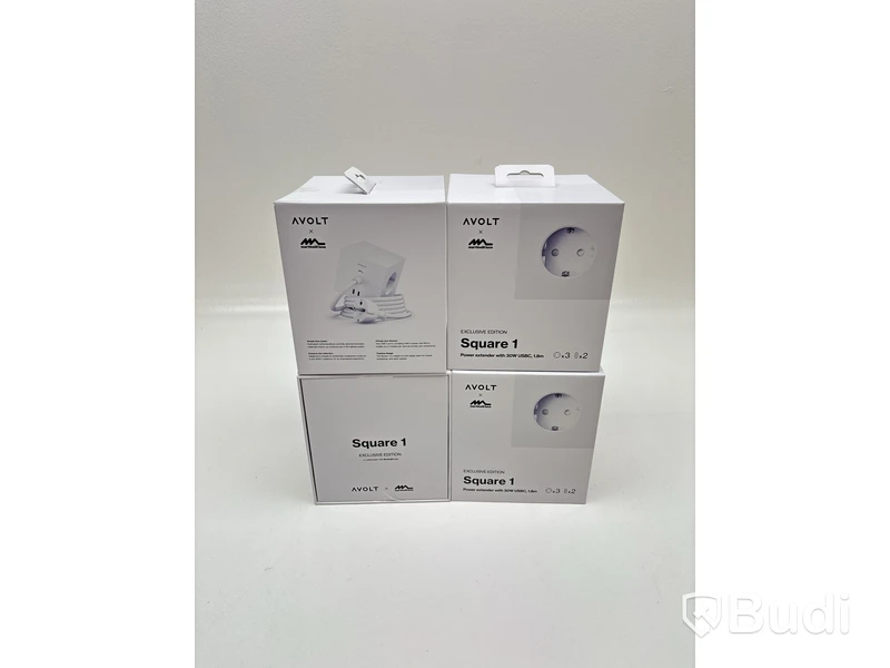 4 st. Grenuttag Avolt Square 1 Opal White. Totalt ord. pris inkl. moms: ca 2800 kr.