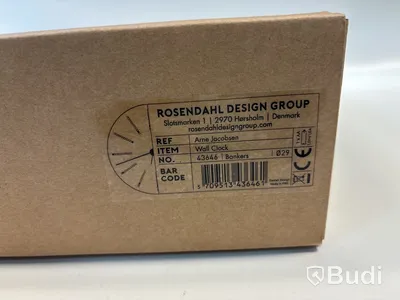 Väggklocka Arne Jacobsen Bankers svart 29 cm. Ord. pris inkl. moms: ca 2999 kr.