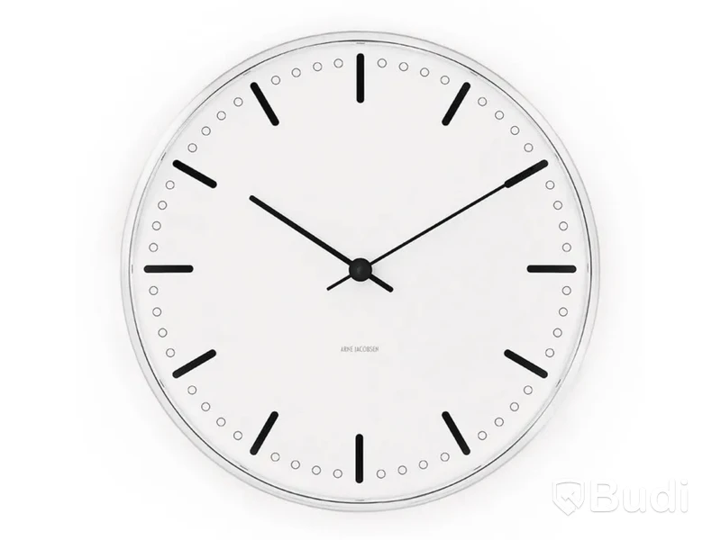 Väggklocka Arne Jacobsen City Hall 29 cm. Ord. pris inkl. moms: ca 3699 kr.