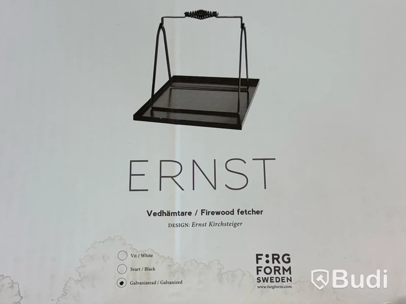 2 st. Vedhämtare Färg & Form Sweden, Ernst, Totalt ord. pris inkl. moms: ca 1990 kr