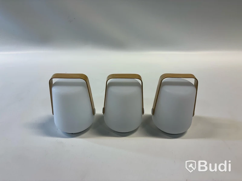 3 st. Lampa Fermob, laddningsbar, Balad H12 bambu, Ord. pris inkl. moms: ca 1990 kr