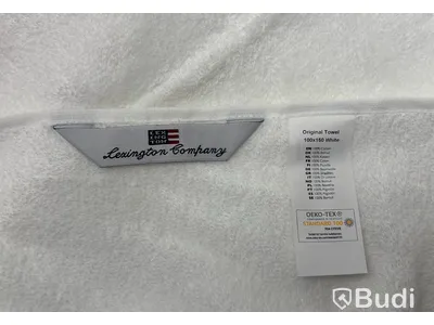 5 st. Badhandduk Lexington, Original vit, Totalt ord. pris inkl. moms: 3750 kr