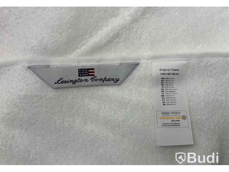 5 st. Badhandduk Lexington, Original vit, Totalt ord. pris inkl. moms: 3750 kr