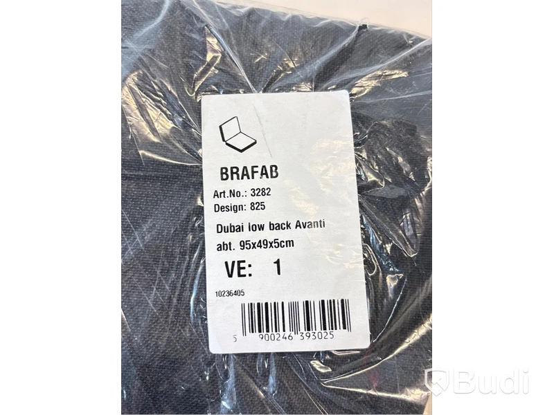 2 st. Sitt/ryggdyna Brafab, Dubai låg antracit, Totalt ord. pris inkl. moms: ca 810 kr