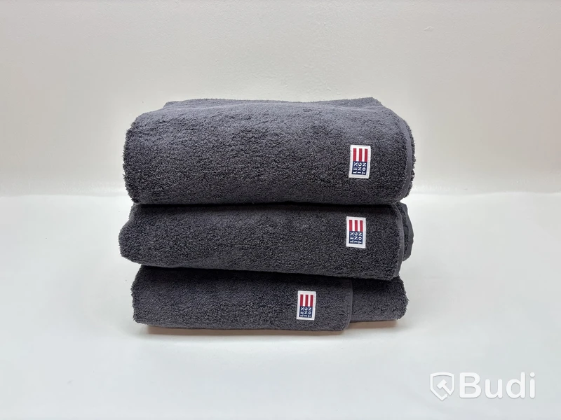 3 st. Badhanddukar Lexington, Original mörk grå, Totalt ord. pris inkl. moms: 1250 kr