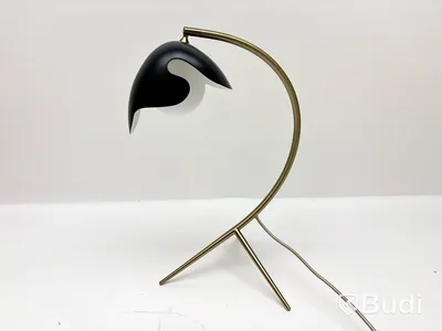 Bordslampa ATBO, P38 svart/mässing, Ord. pris inkl. moms: 6949 kr