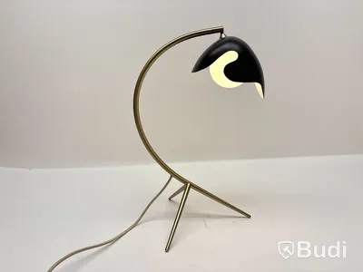 Bordslampa ATBO, P38 svart/mässing, Ord. pris inkl. moms: 6949 kr