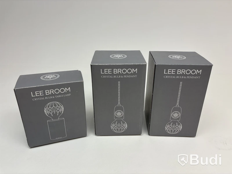 3 st. Lampor Lee Broom. Ord. pris inkl. moms: ca 14 000kr