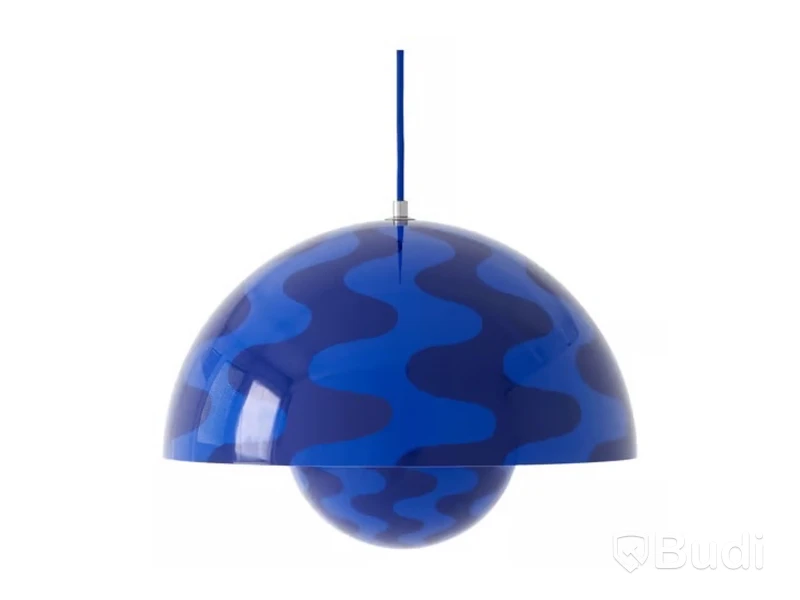 Taklampa &Tradition Flowerpot VP7 blå. Ord. pris inkl. moms: ca 6700 kr.