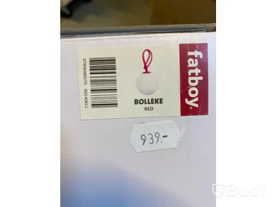 Lampa Fatboy, Bolleke, röd. Ord. pris inkl. moms: ca 939 kr