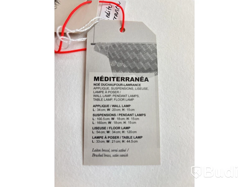 Lampa Petite Friture Mediterranea. Ord. pris inkl. moms: ca 11 240 kr