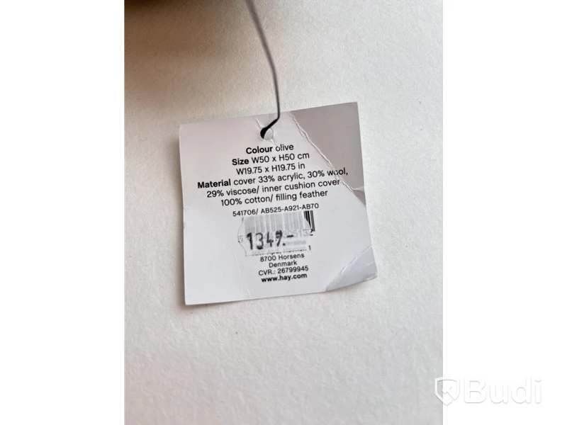 Soffkudde Hay Olive. Ord. pris inkl. moms: ca 1349 kr.