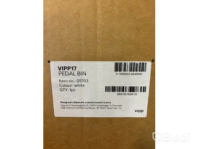 Pedalhink Vipp, Vipp17, vit, 30 l. Ord. pris inkl. moms: ca 5995 kr
