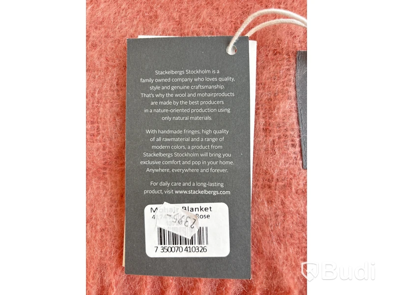 Filt Stackelbergs Stockholm Mohair. Ord. pris inkl. moms: ca 2395 kr.