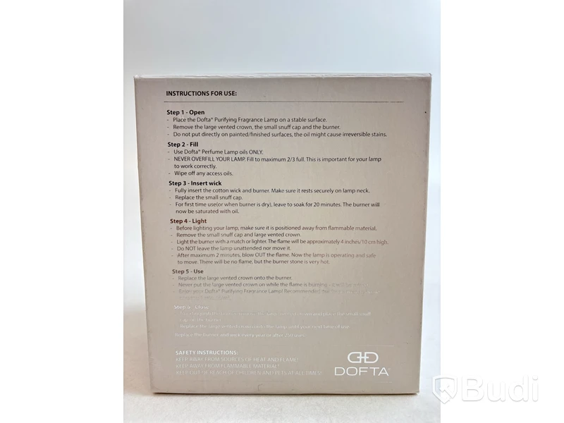 Doftlampa Dofta Purifying Lamp King. Ord. pris inkl. moms: ca 798 kr.