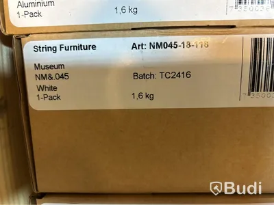 Vägghylla String, Museum NM&.045 Vit. ord. pris inkl. moms ca 1 549 kr