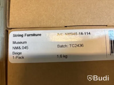 Vägghylla String, Museum NM&.045 Beige. ord. pris inkl. moms ca 1 549 kr