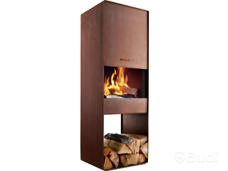 Eldstad Eva solo FireBox garden wood burner. Ord. pris inkl. moms: ca 11 999 kr.