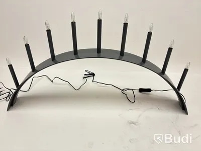 Adventsljusstake SMD Design, Spica bow grå. Ord. pris inkl. moms: ca 3275 kr.