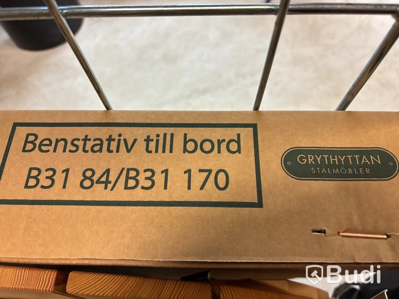 Benstativ till bord Grythyttan zink.