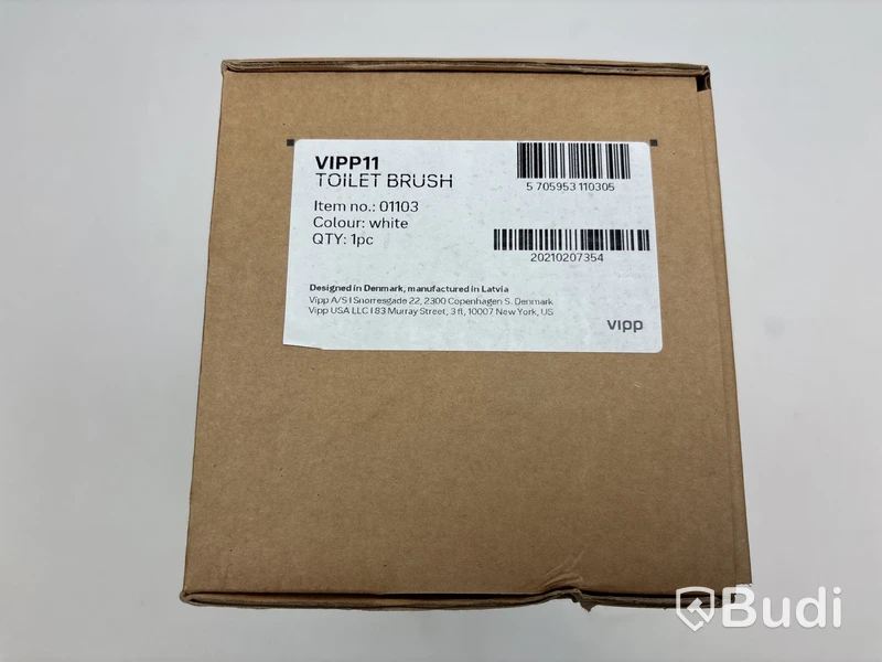 Toalettborste Vipp11 vit. Ord. pris inkl. moms: ca 2295 kr.