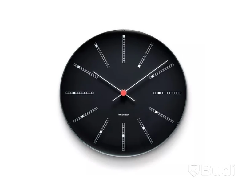 Väggklocka Arne Jacobsen Bankers, svart. Ord. pris inkl. moms: ca 2999 kr.