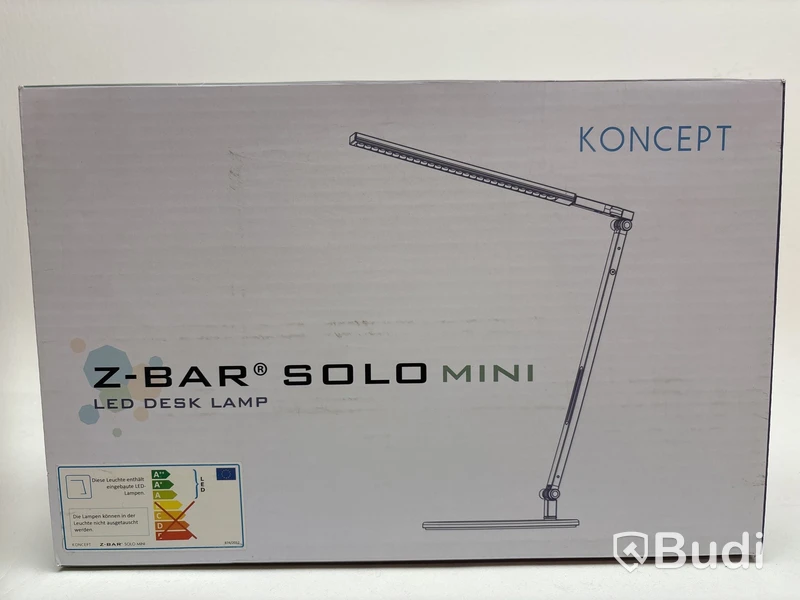 Skrivbordslampa Koncept z-bar solo mini svart metall. Ord. pris inkl. moms: ca 3550 kr.