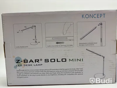 Skrivbordslampa Koncept z-bar solo mini svart metall. Ord. pris inkl. moms: ca 3550 kr.