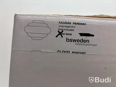 Taklampa Bysweden, Cloud  Jonas Wagell, vit, opalglas utan färgfilter