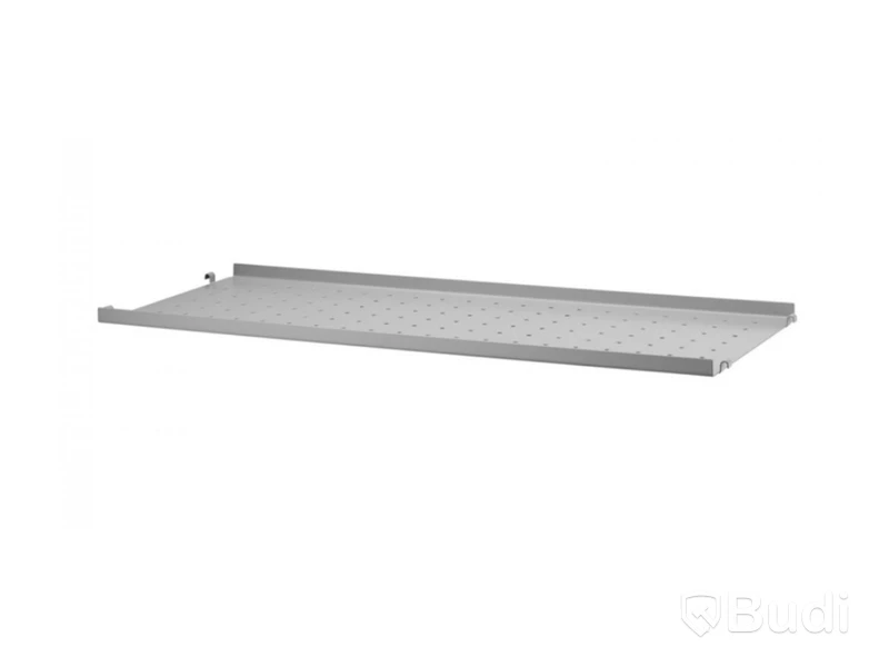 2 st. Hyllplan metall låg String, grå 78cm. Ord. pris inkl. moms: ca 1550 kr.