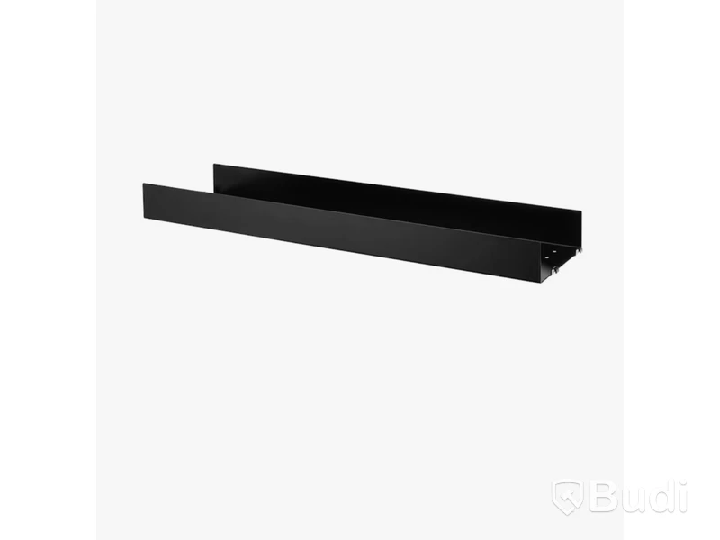 2 st. Hyllplan metall hög String, svart 78x20cm. Ord. pris inkl. moms: ca 1598 kr.