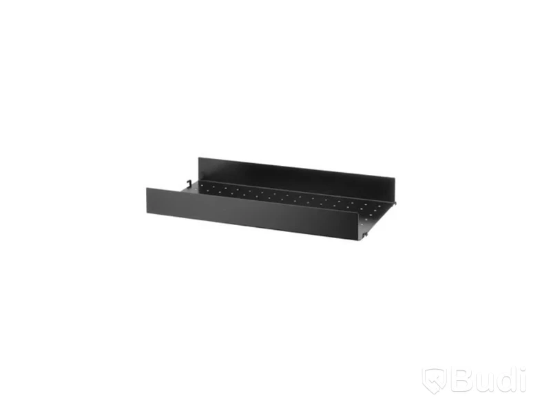 Hyllplan metall hög String, svart 58x30 cm. Ord. pris inkl. moms: ca 829 kr.