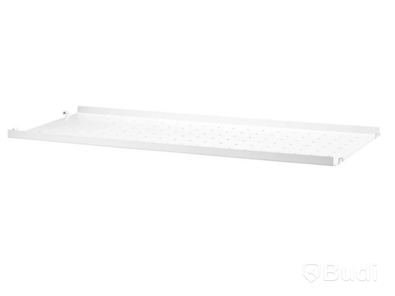 Hyllplan metall låg String, vit 78x30 cm. Ord. pris inkl. moms: ca 829 kr.