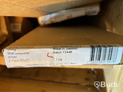 Väggavel String, vit 50x20 cm. Ord. pris inkl. moms: ca 879 kr.