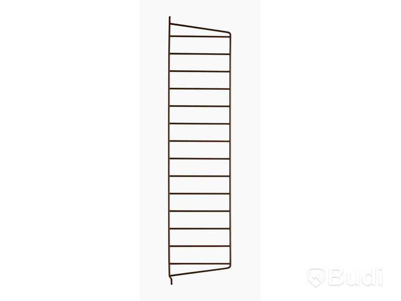 4 st. Väggavel String, brun, 75x20 cm.