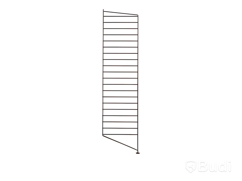 2 st. Golvgavel String, brun, 115x30 cm.
