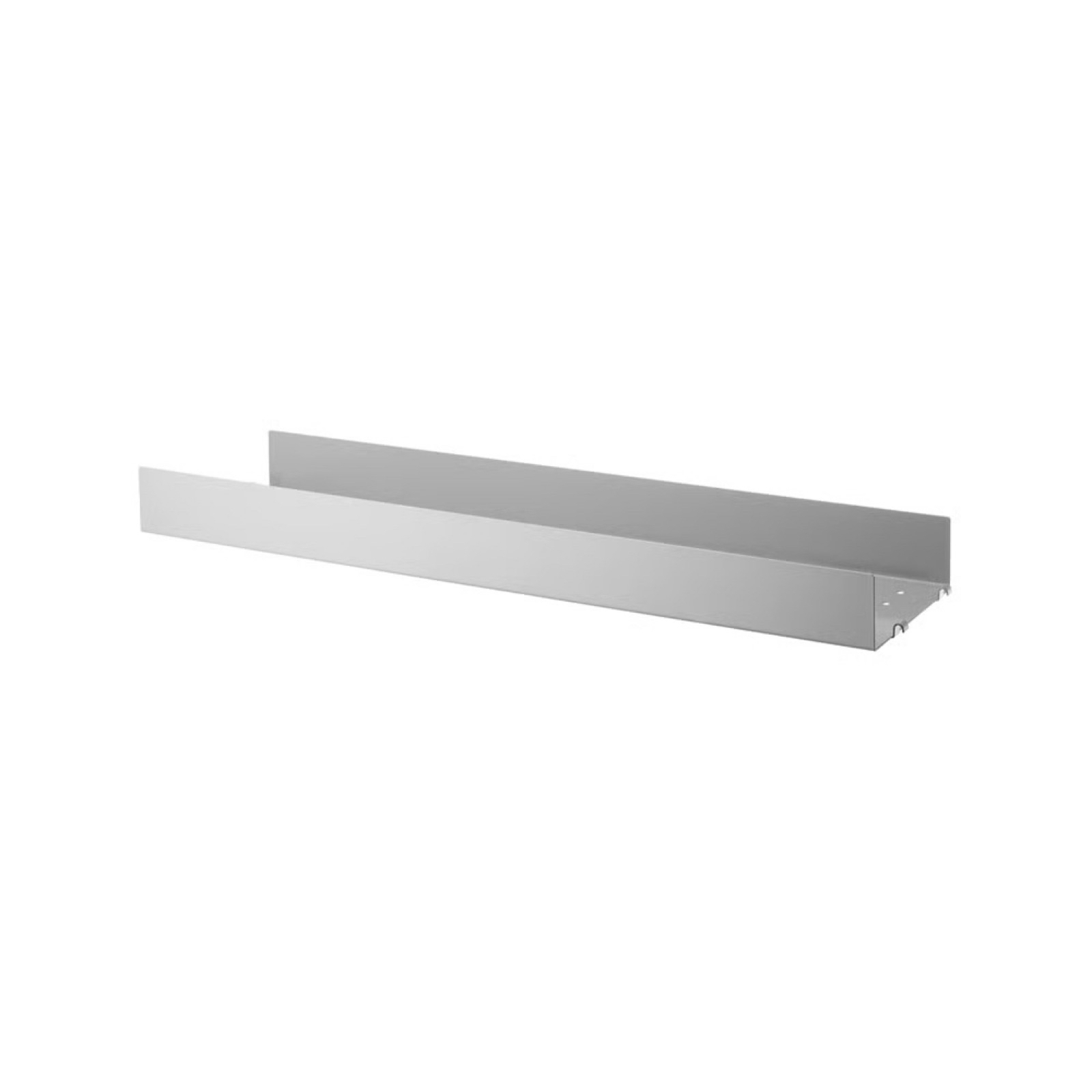 Hyllplan String Furniture, Metal shelf low edge 78x20