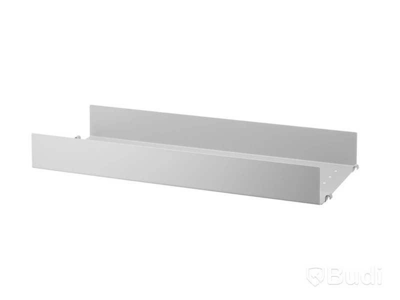 2 st. Hyllplan String Furnitures, Metal shelf low edge 58x20