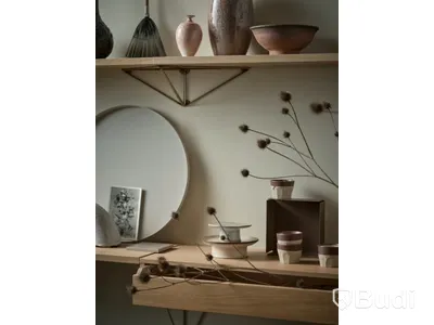 Förvaringslåda Pythagoras, L Natural Oak H110xD270xW800 mm