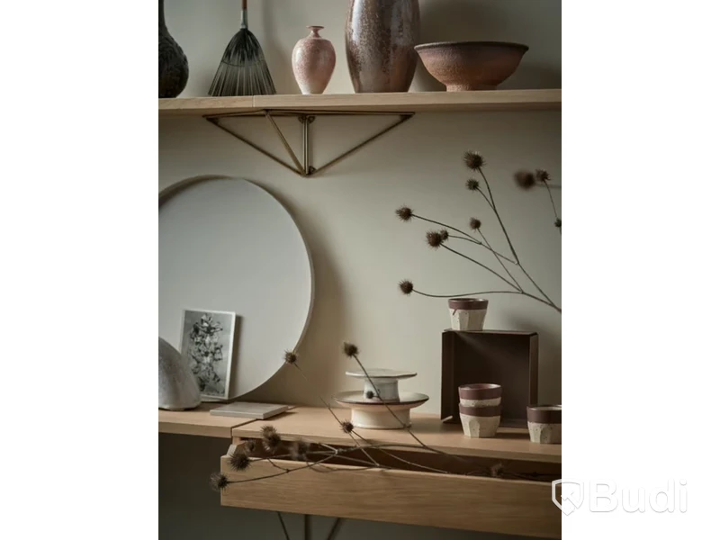 Förvaringslåda Pythagoras, L Natural Oak H110xD270xW800 mm