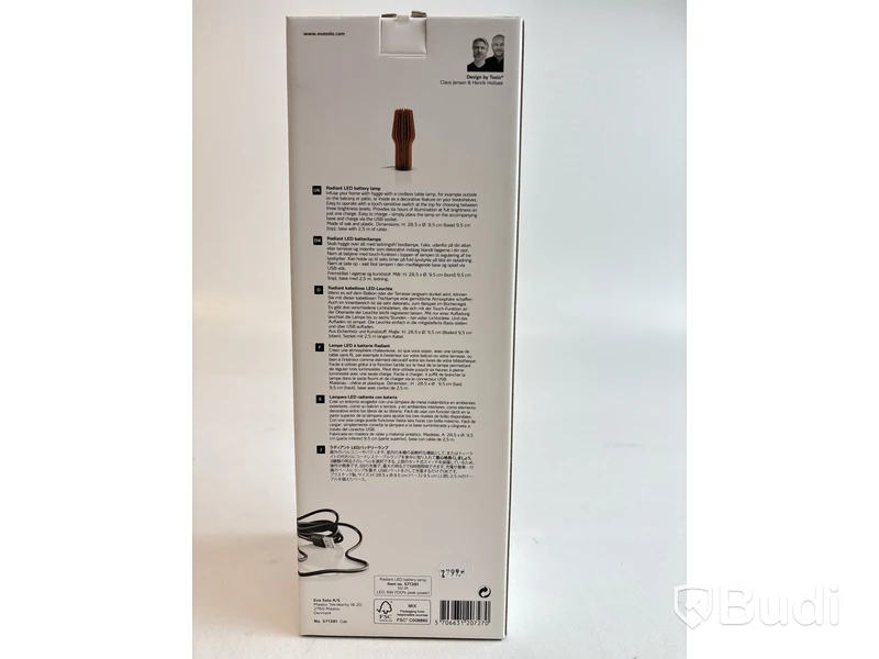 Bordslampa Eva Solo Radiant Ord. pris inkl. moms: ca 2799 kr.