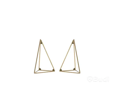 4 st. Konsol Maze Pythagoras, färg brass matt. Totalt ord. pris inkl. moms: ca 990 kr.