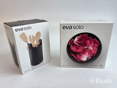 Skål och förvaringsburk Eva Solo. Totalt ord. pris inkl. moms: ca 1125 kr.