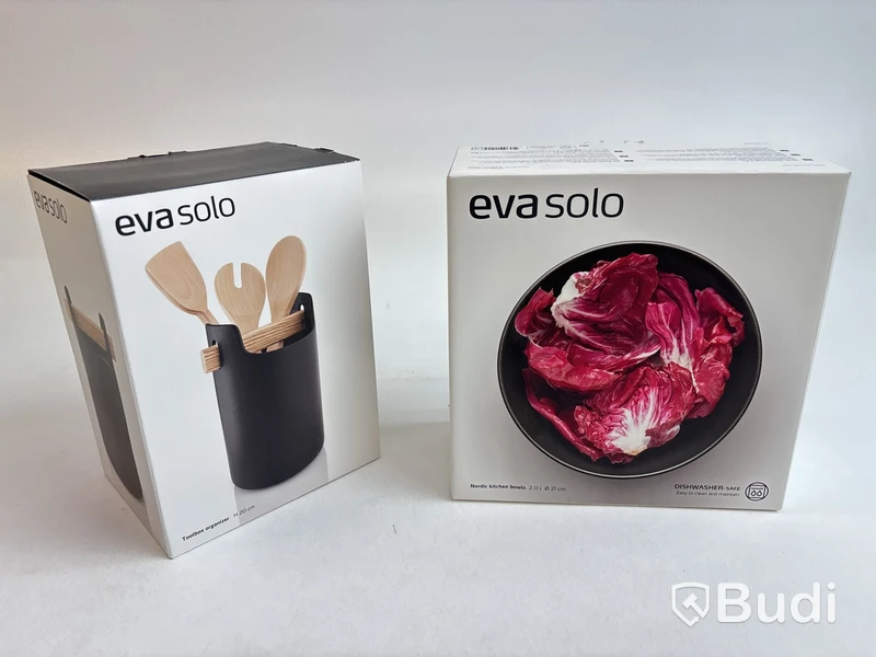 Skål och förvaringsburk Eva Solo. Totalt ord. pris inkl. moms: ca 1125 kr.