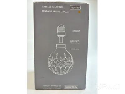 Pendellampa Lee Broom frostat glas Mässing. Ord. pris inkl. moms: ca 4725 kr.