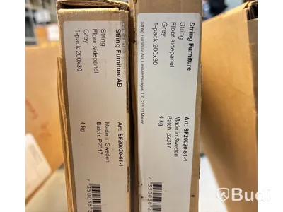 2 st. Golvgavel String, grå, Ord pris inkl. moms ca 2500 kr
