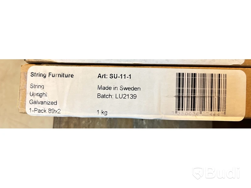 2 st. Fristående stolpar, String, Galvaniserad, ord. pris inkl. moms ca 1500 kr